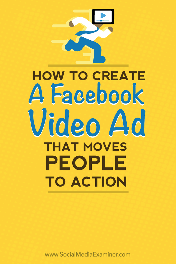 kako stvoriti facebook oglas koji ljude pokreće na akciju