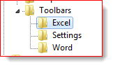 Ukloni mini alatnu traku u Excelu 2010