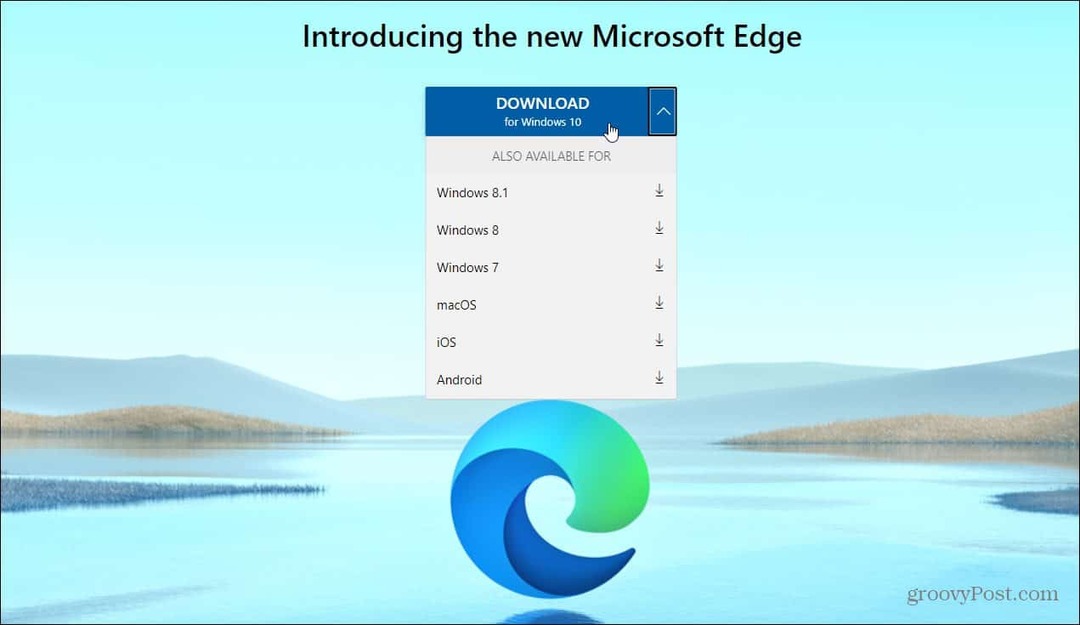 Kako instalirati novi preglednik Microsoft Edge
