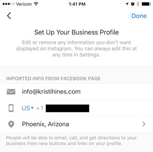 instagram poslovni profil povezati s facebook stranicom