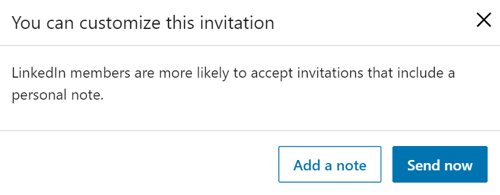 Prilagodite LinkedIn poruke, korak 3.