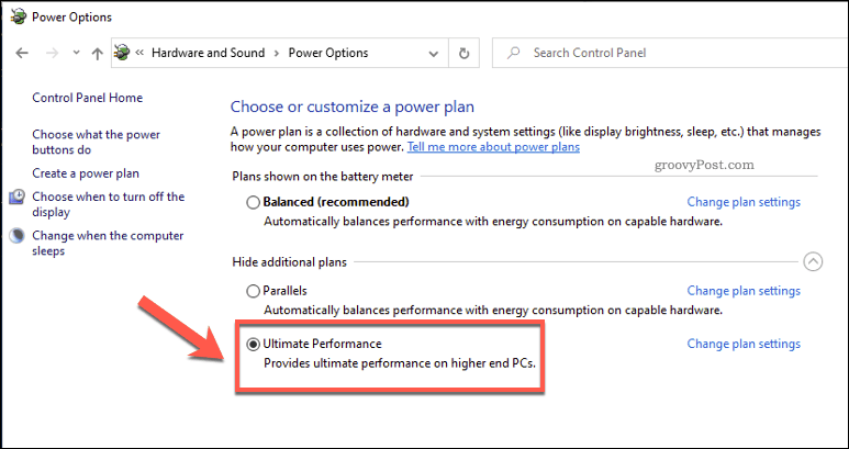 Omogućite način vrhunskih performansi u sustavu Windows 10