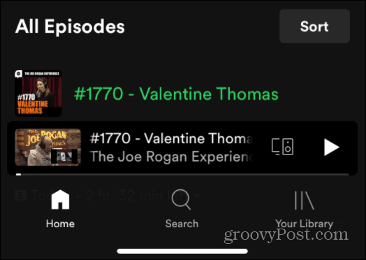 Koristite Spotify glasovne naredbe Joe Rogan JRE podcast