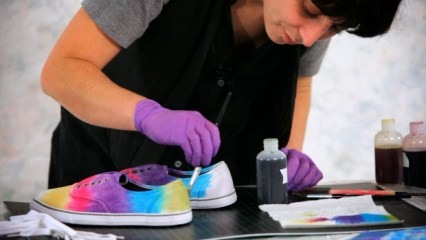 Kako slikati cipele od platna? 