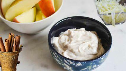 Jogurt trio ribane jabuke i cimeta koji ga čini kao granu! Kako napraviti detoksikaciju od jogurta od jabuke?