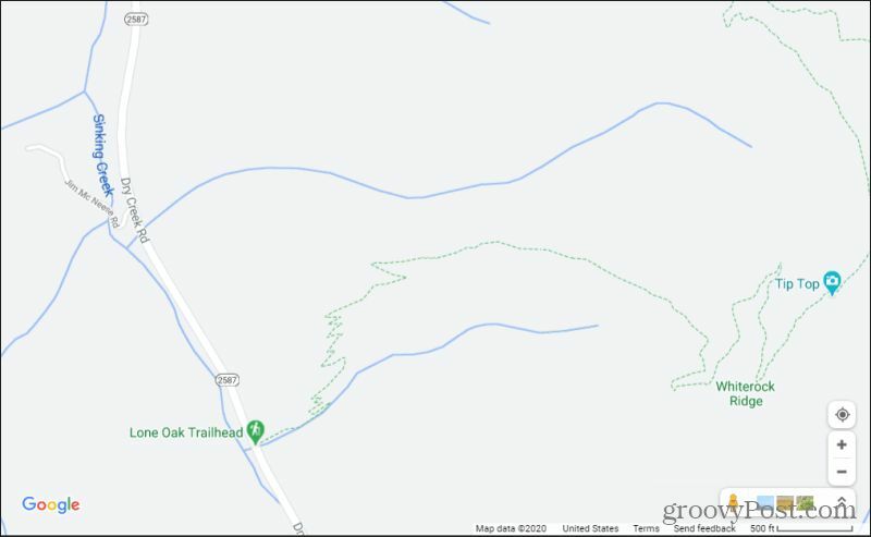 google maps razmjera