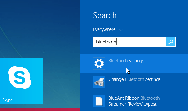 Bluetooth pretraživanje Windows