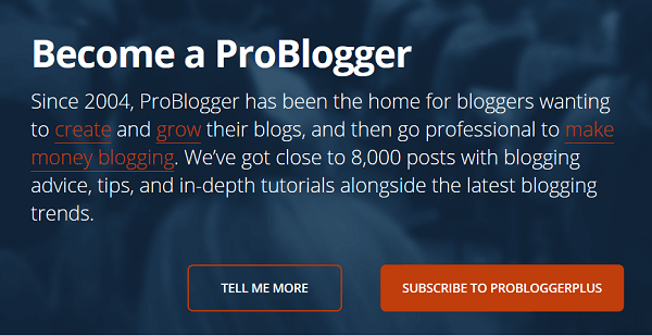 Početna stranica ProBloggera drugačija je za nove posjetitelje web stranice.