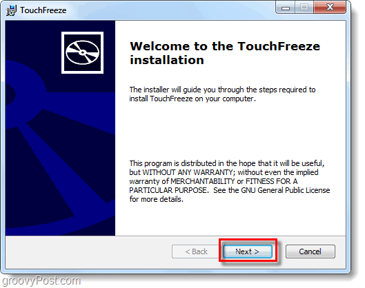 touchfreeze za prijenosna računala ili prijenosna računala
