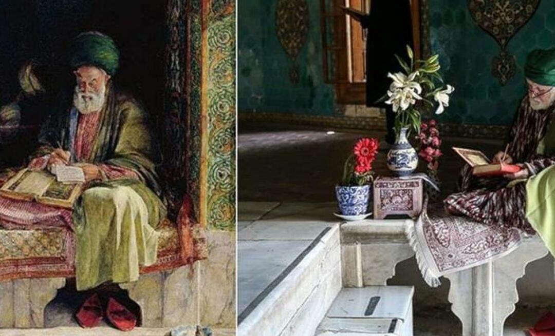 Neslihan Sağır Çetin fotografirala je sliku koju je britanski slikar nacrtao prije 153 godine u Yeşil Türbeu.