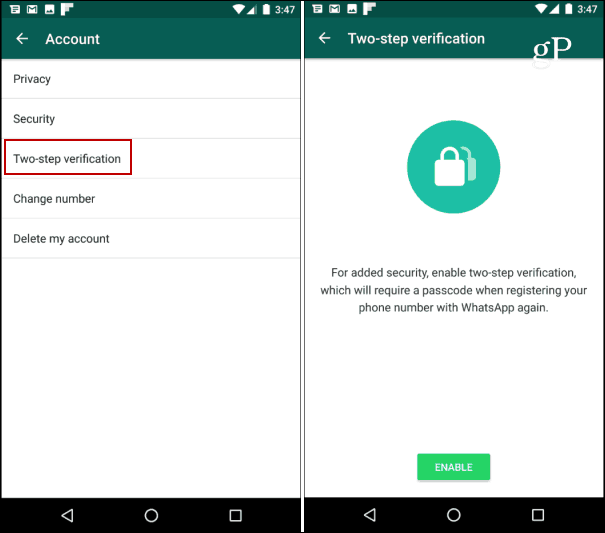 Kako osigurati svoj WhatsApp račun provjerom u dva koraka