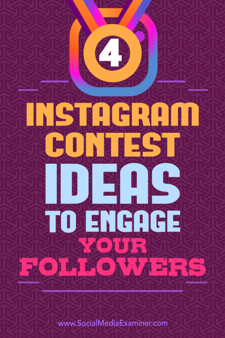 4 ideje za Instagram natječaj za angažiranje sljedbenika, Michael Georgiou na programu Social Media Examiner.