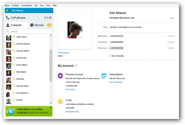 Skype 6.1 Ažuriranje za Windows uključuje integraciju Outlooka
