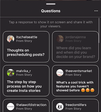 Pitanja na Instagram Stories