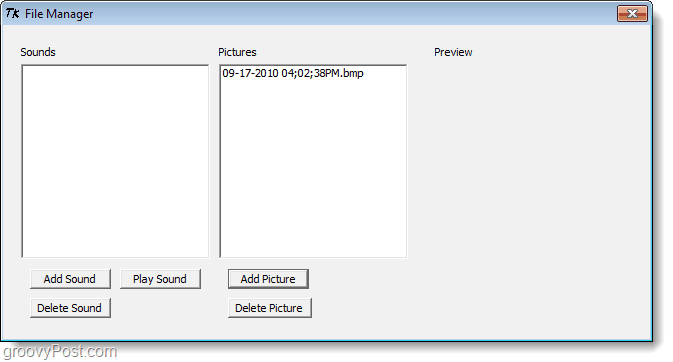 dodaj sliku dijaprojekcije na zaključani zaslon sustava Windows 7