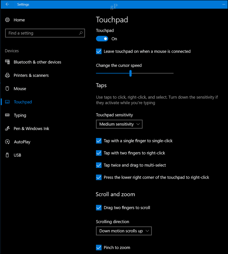 Savjet Windows 10: Onemogućite dodirnu ploču kada je miš povezan