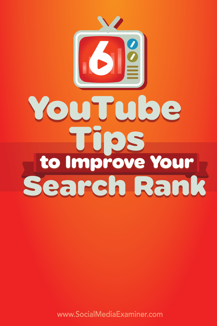 šest savjeta za poboljšanje ranga pretraživanja na YouTubeu