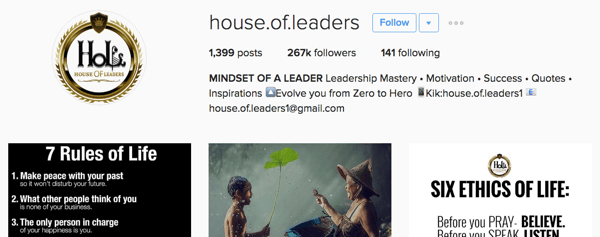 kuća vođa instagram bio