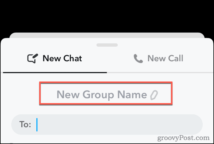 Uredite naziv grupe u Snapchatu