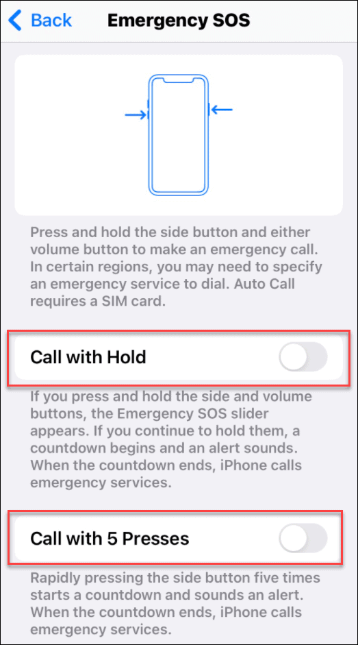 spriječiti slučajne pozive 911 na iPhoneu