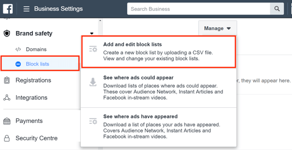 Koristite Facebook Business Manager, 14. korak.