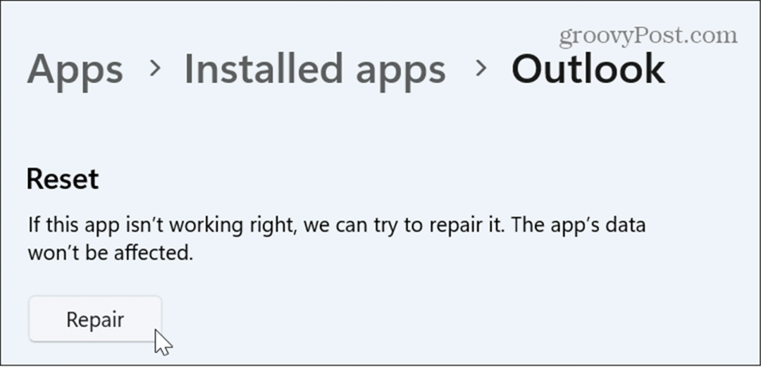 Kako popraviti ili resetirati Windows 11 aplikacije
