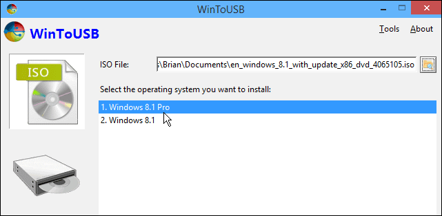 Pokrenite prijenosnu verziju sustava Windows s USB pogona