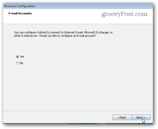 Outlook.com Outlook Hotmail konektor - Postavljanje klijenta - 2