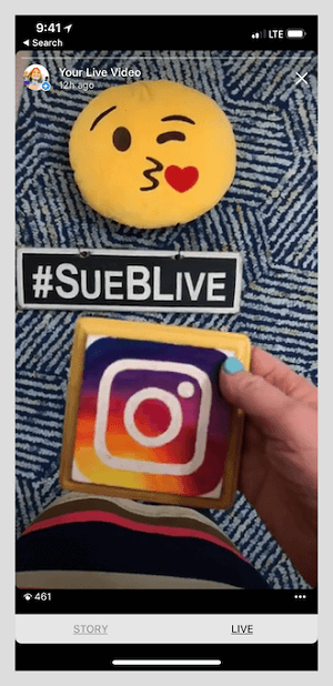 Sue dobiva puno angažmana putem Instagram priča.