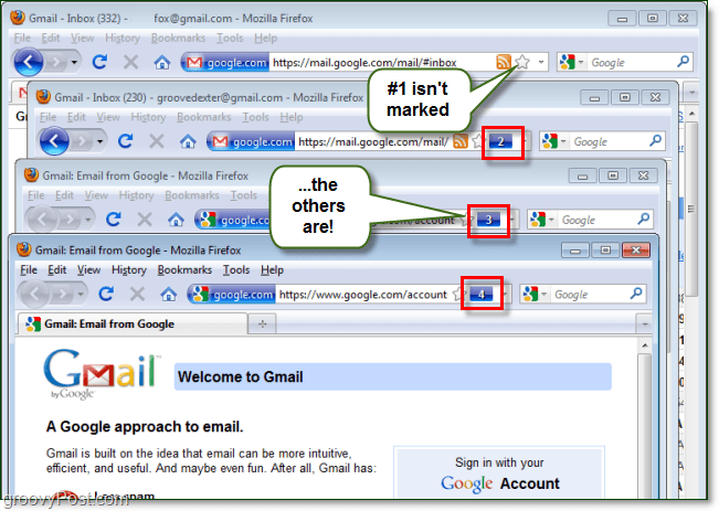 Prijavite se na više Gmail računa ili web stranica pomoću Firefoxa