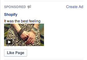 shopify facebook oglas