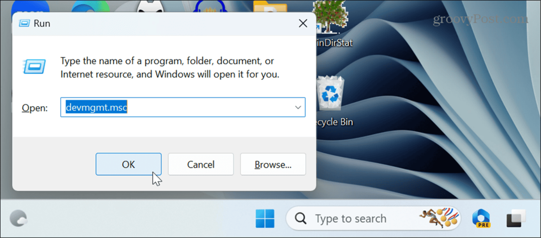 Otvorite Upravitelj uređaja u sustavu Windows 11