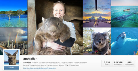 turizam australija instagram