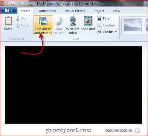 Kako zakrenuti filmsku datoteku u programu Windows Live Movie Maker
