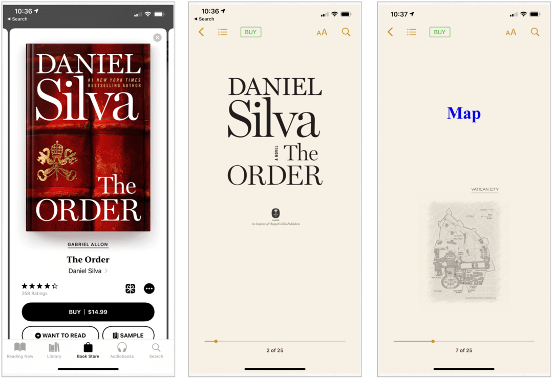 Apple Books na iPhoneu