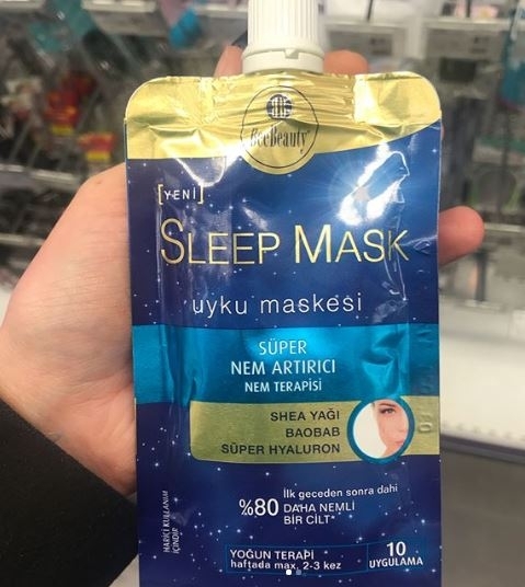 Revija maska ​​za spavanje Bee Beauty