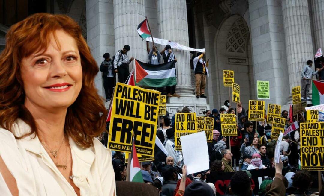 New York se zauzeo za Palestinu! Susan Sarandon izazvala je Izrael: Vrijeme je da budete slobodni