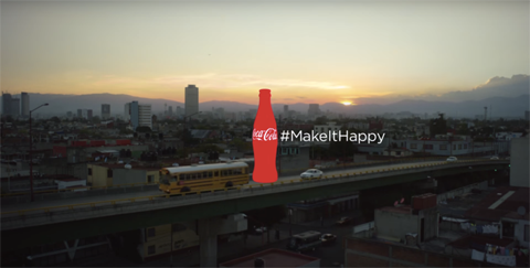 coca-cola hashtag reklamni pano