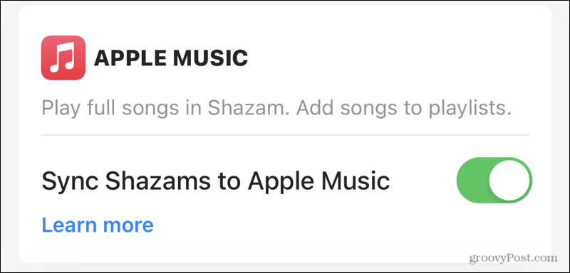 Sinkronizirajte Apple Music sa Shazamom