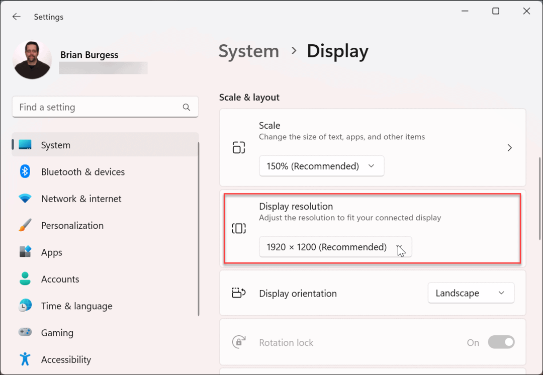 Kako promijeniti rezoluciju zaslona na Windows 11