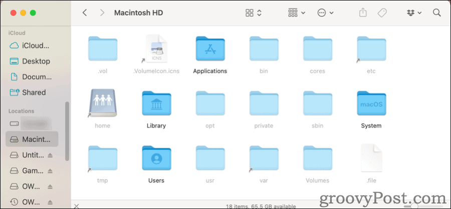 Prikaži skrivene datoteke na Macu u Finderu