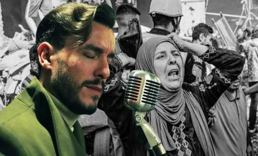 Veliki pljesak dobio je postupak Cema Adriana, koji je svoju baladu otpjevao za palestinski narod!