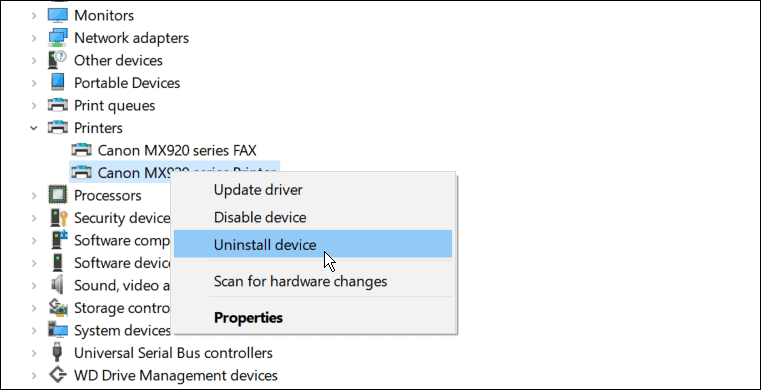 deinstaliraj popravak pogon pisača nije dostupan u sustavu Windows 11
