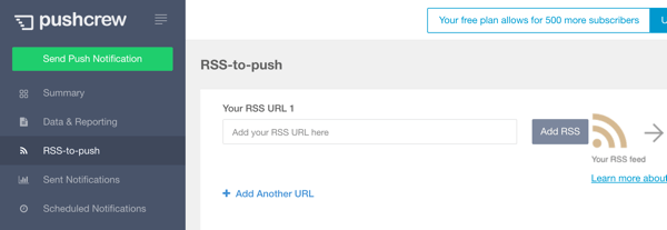 potisni vijak dodaj RSS feed