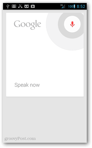 Popis naredbi Google Now Voice