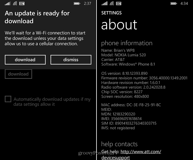 Windows Phone 8.1 Pregled dobiva još jedno ažuriranje