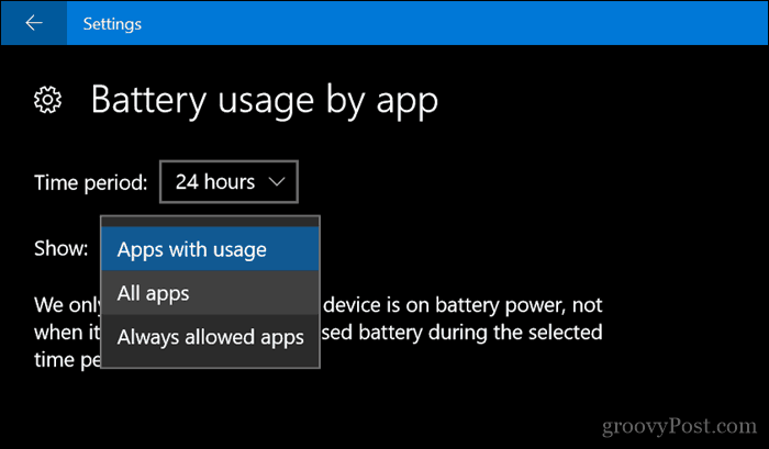 Kako dopustiti aplikacijama da šalju obavijesti u načinu rada uštede baterije u sustavu Windows 10