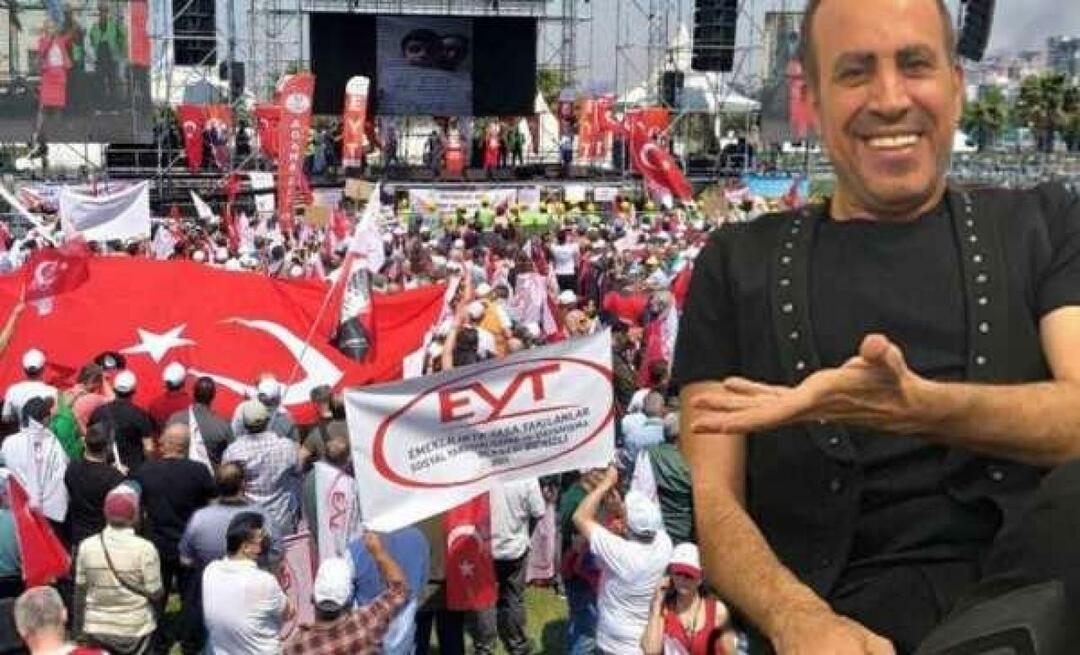 Haluk Levent obratio se članovima EYT-a nakon Erdoğanove izjave! "S prvom plaćom..."