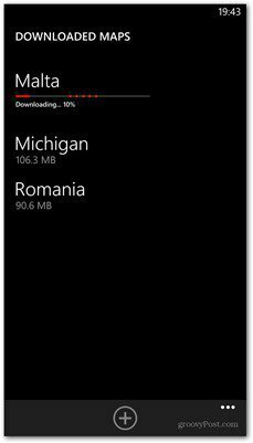 Preuzimanje karte za Windows Phone 8