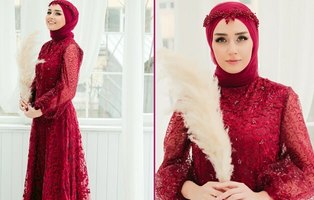 Najstilnije večernje haljine hidžaba za večeri kane! Večernja haljina hidžaba 2020